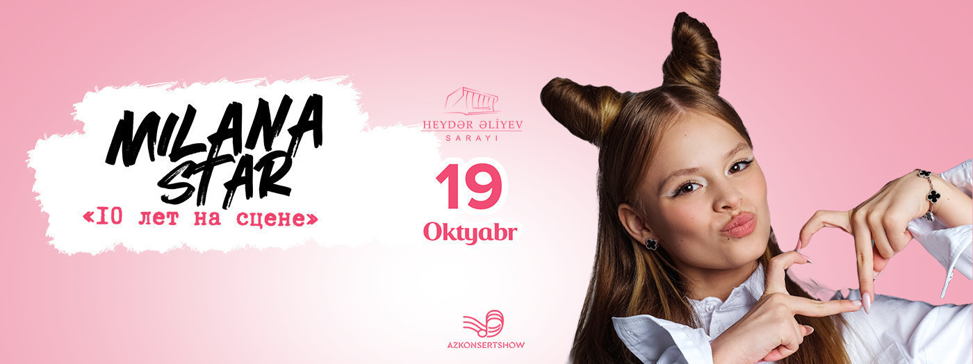 Milana Star - 10 il səhnədə