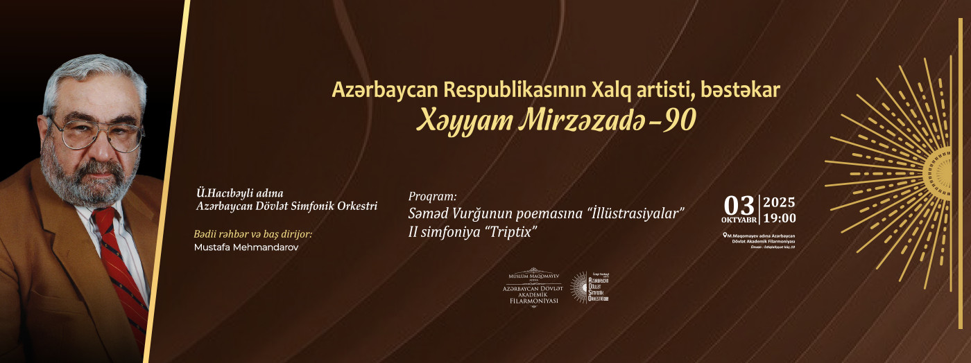 Azərbaycan Respublikasının Xalq artisti, bəstəkar Xəyyam Mirzəzadə - 90