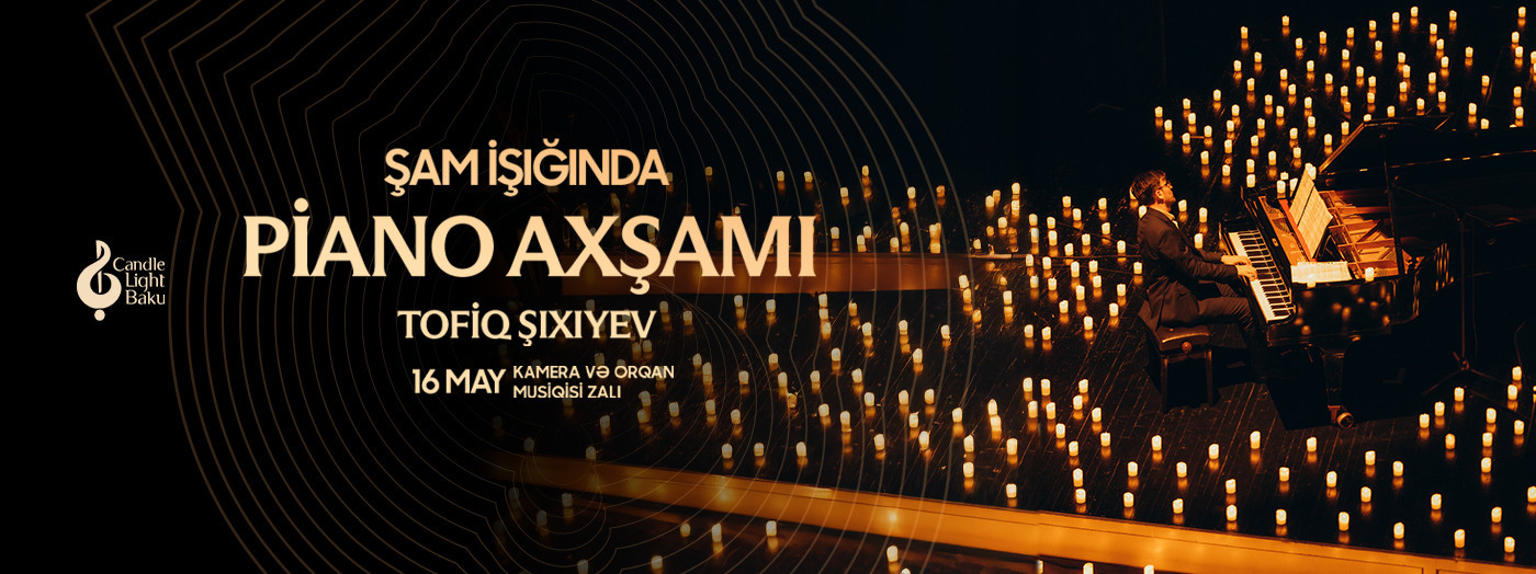 Piano evening. A concert by candlelight. Candlelight Baku