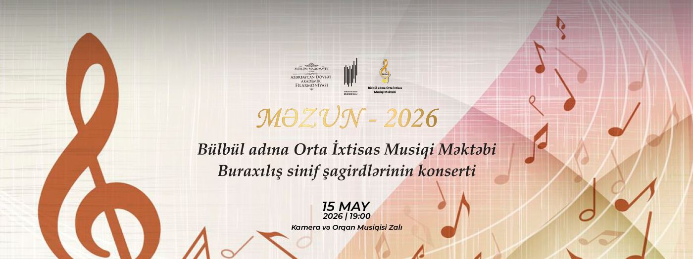Concert of the graduating students of the Bülbül Specialized Secondary Music School