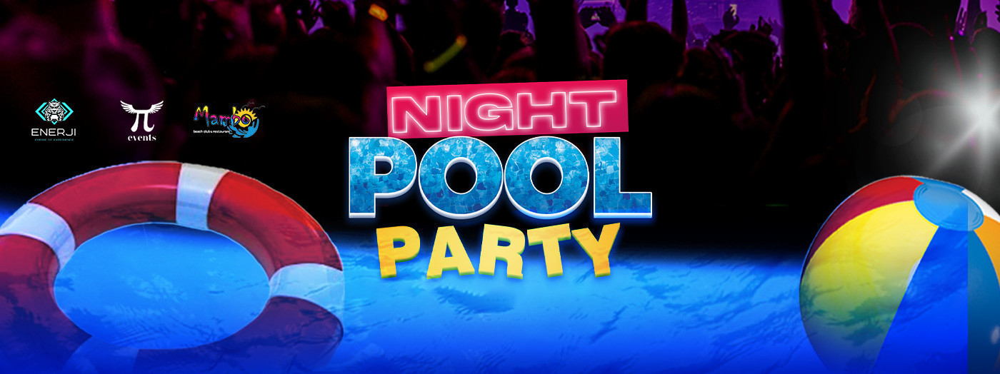Ночная вечеринка у бассейна!