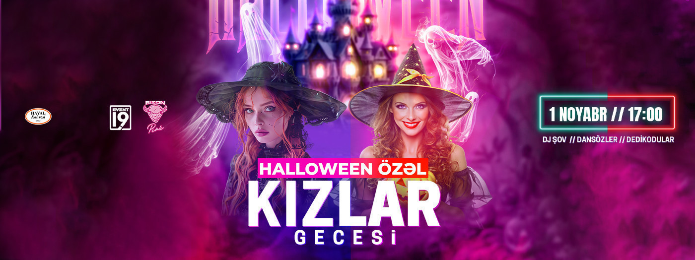 Kızlar gecəsi Halloween özəl