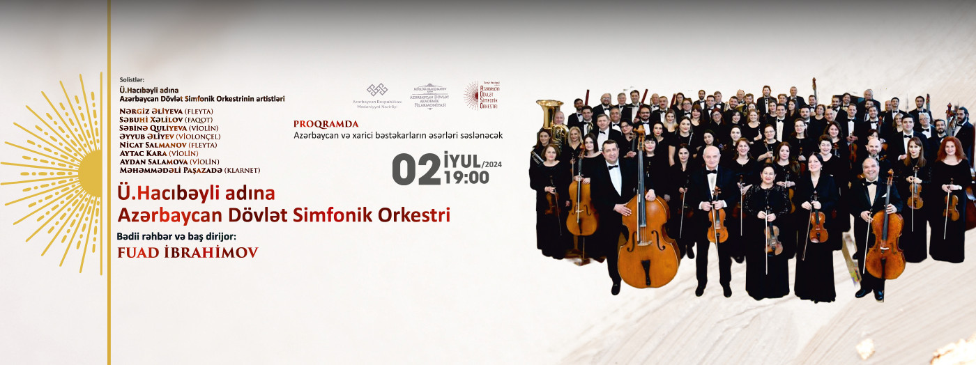 Ü.Hacıbəyli adına Azərbaycan Dövlət Simfonik Orkestrinin artistlərinin konserti ADSO