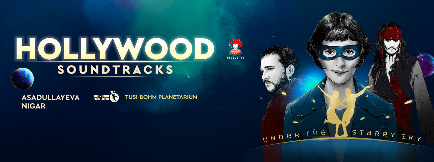 Ulduzlu səma qübbəsi altında Hollivud musiqiləri.