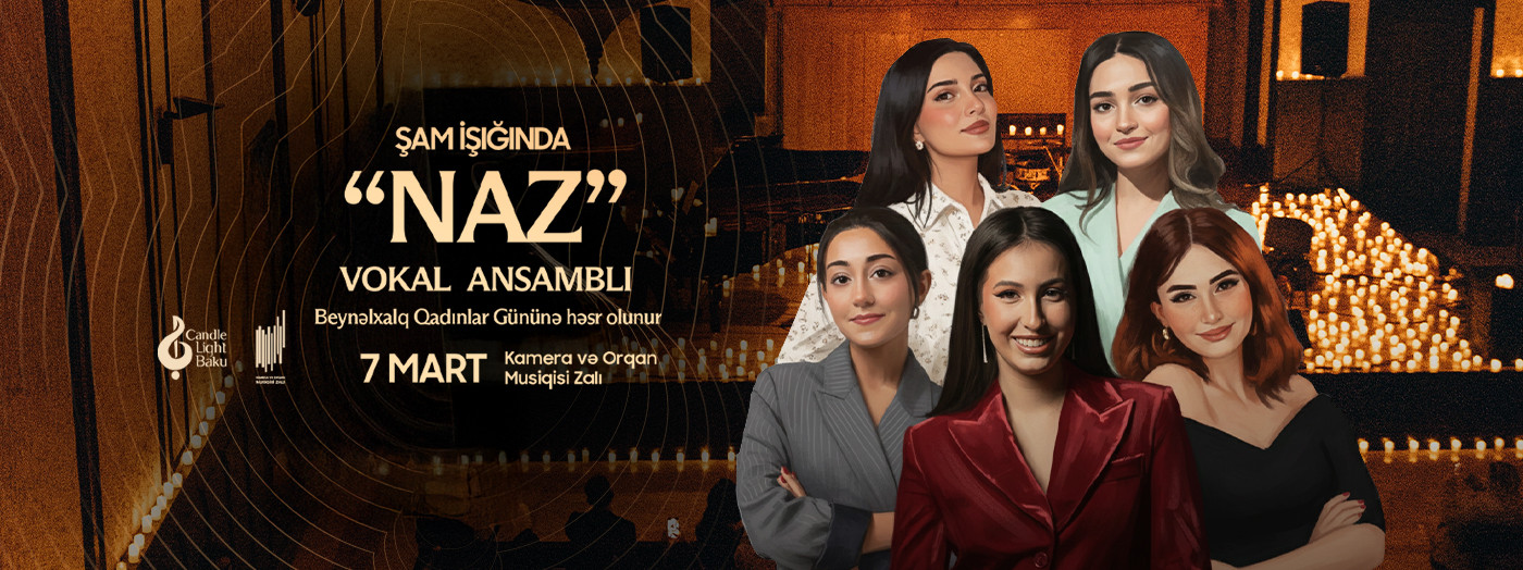 При свечах: вокальный ансамбль «NAZ». Candlelight Baku