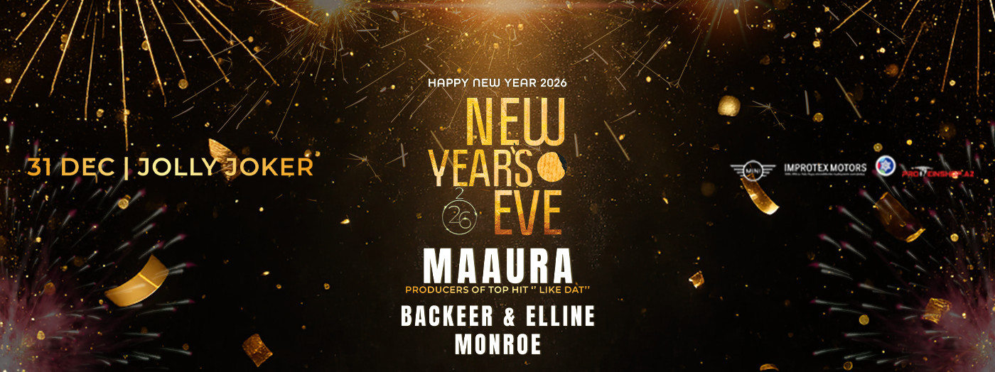 NEW YEAR’S EVE AT JOLLY JOKER — THE BIGGEST SHOW OF THE YEAR