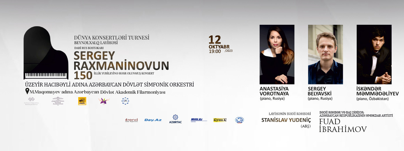 “Dünya konsertləri turnesi” Sergey Raxmaninov – 150 ADSO Dirijor:F.İbrahimov
