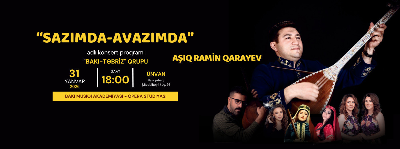 Aşıq Ramin Qarayevin "Sazımda - Avazımda" adlı solo konserti