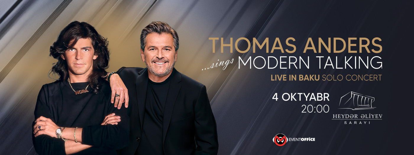 Thomas Anders sings MODERN TALKING