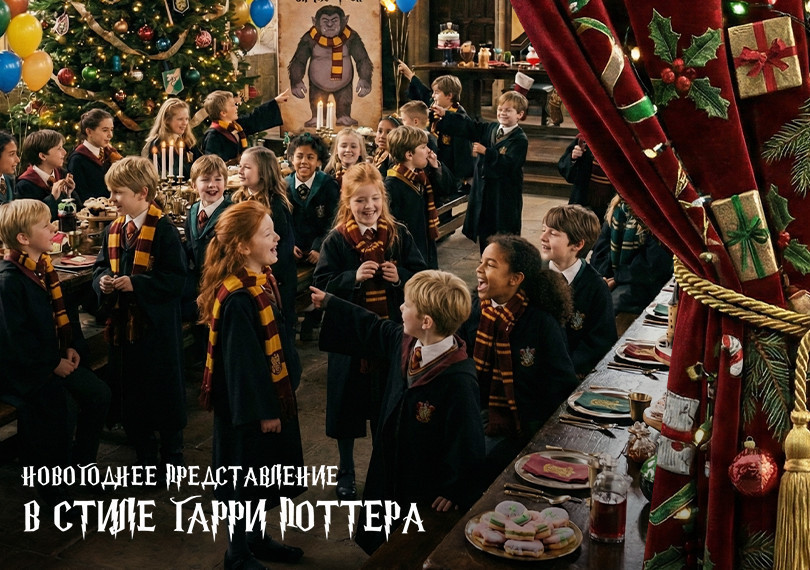Новогоднее представление в стиле Гарри Поттера