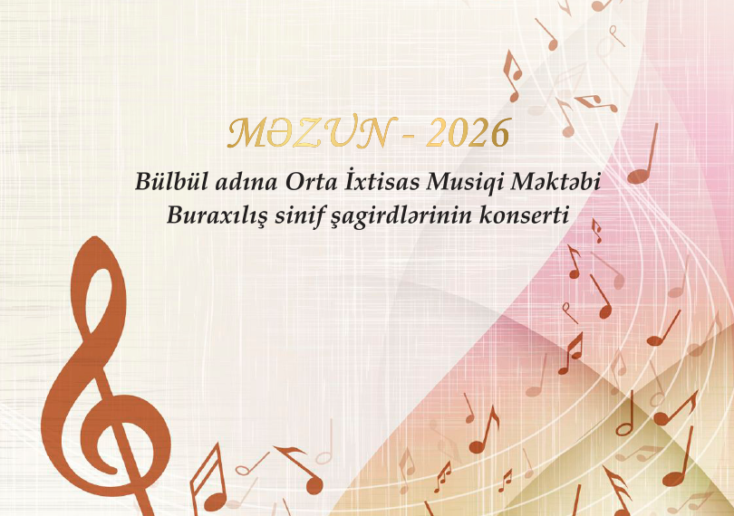 Concert of the graduating students of the Bülbül Specialized Secondary Music School