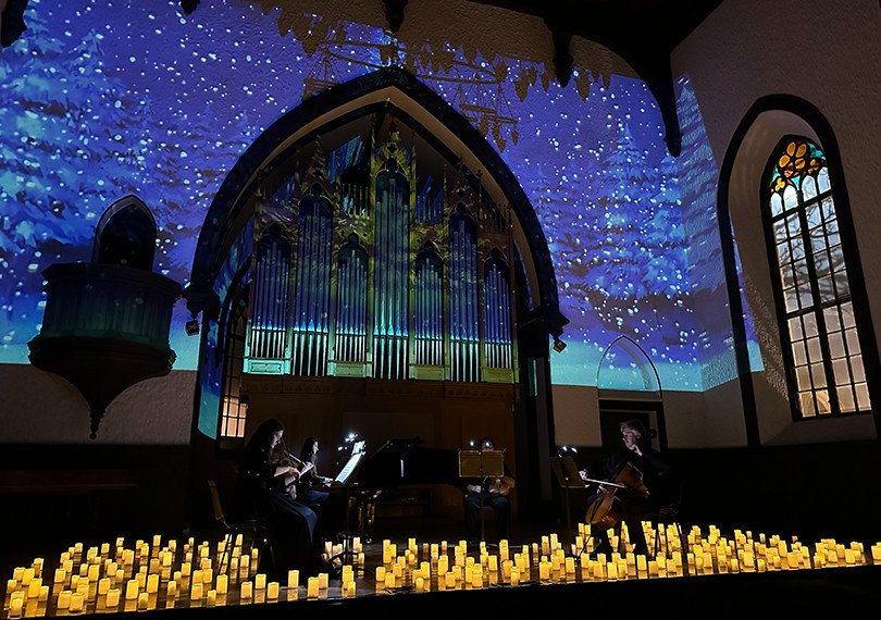 Legendary Soul Divas: Whitney Houston, Tina Turner, Celine Dion, Adele. Festive candlelight concert with video installations. Ars Caspia Ensemble