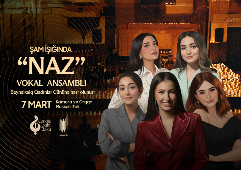 При свечах: вокальный ансамбль «NAZ». Candlelight Baku