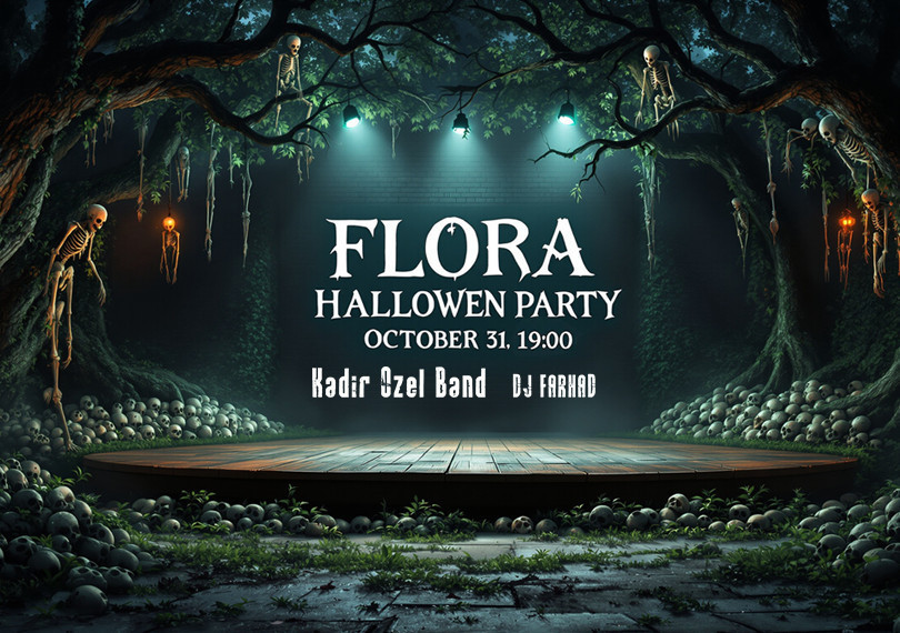 Flora: Halloween party