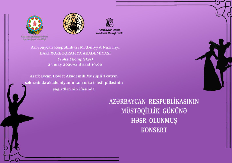 Azərbaycan Respublikasının Müstəqillik Gününə həsr olunmuş konsert