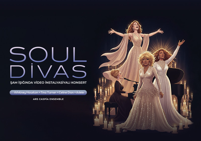 Соул-дивы: Уитни Хьюстон, Тина Тёрнер, Селин Дион, Адель. Концерт при свечах с видеоинсталляциями. Ars Caspia Ensemble