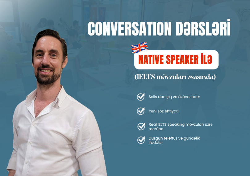 Dil daşıyıcısı ilə danışıq dərsləri (IELTS mövzuları üzrə)