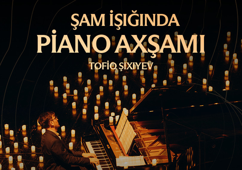 Piano evening. A concert by candlelight. Candlelight Baku