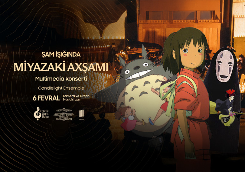 Miyazaki Evening. Candlelight Multimedia Concert. Candlelight Baku