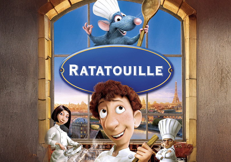 The Screening of the Animated Film "Ratatouille"