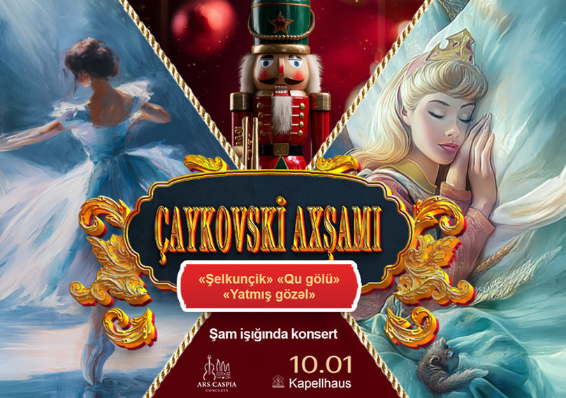 Tchaikovsky's Evening: The Nutcracker, Swan Lake, Sleeping Beauty. Candlelight concert. Ars Caspia Ensemble