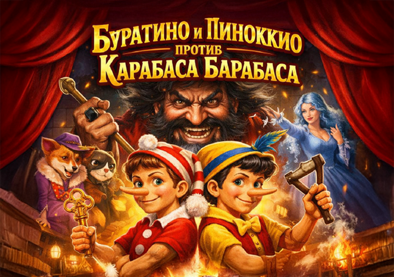 Buratino və Pinokkio Karabas-Barabasa qarşı. Teatral Tamaşa
