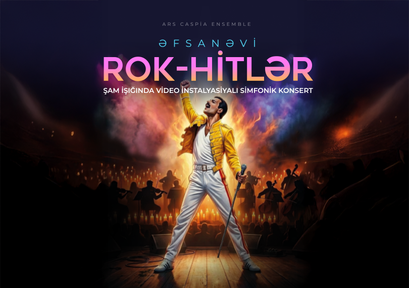 Legendary rock hits. Candlelight symphony concert with video installations. Ars Caspia Ensemble