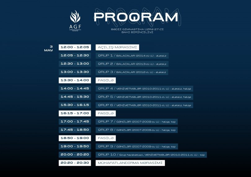 Bədii gimnastika üzrə 27-ci Bakı Birinciliyi