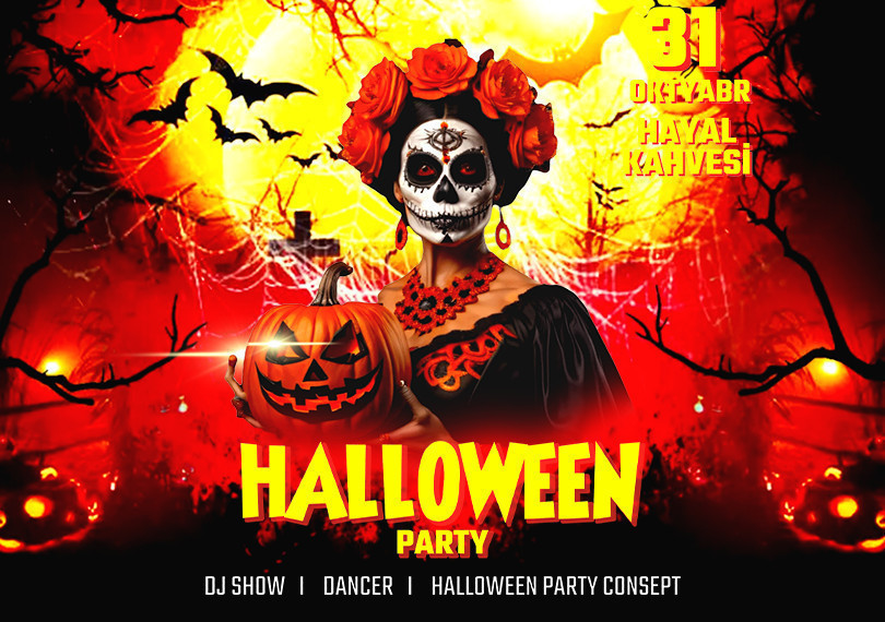 Halloween night party