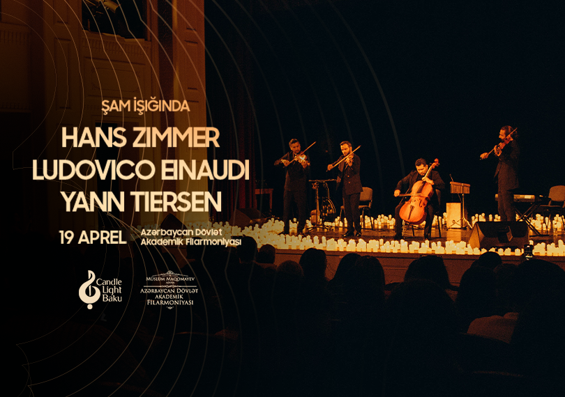 Вечер киномузыки Ханса Циммера, Людовико Эйнауди и Яна Тьерсена. Концерт при свечах. Candlelight Baku