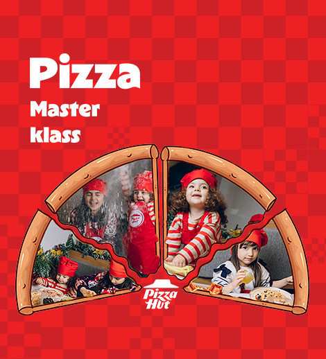 Pizza Hut'dan uşaqlar üçün "Pizza" master-klassı