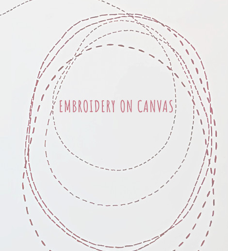 Embroidery on canvas
