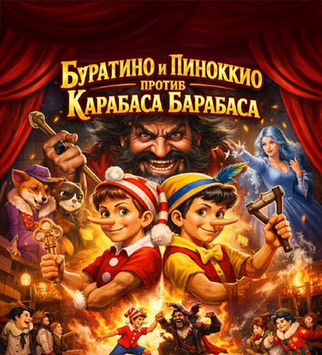 Buratino və Pinokkio Karabas-Barabasa qarşı. Teatral Tamaşa
