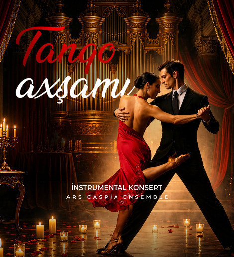 Tango evening. Candlelit instrumental concert with video installations. Ars Caspia Ensemble