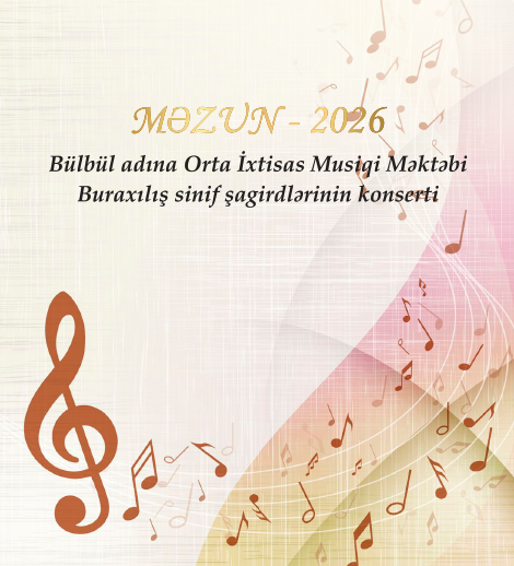 Concert of the graduating students of the Bülbül Specialized Secondary Music School
