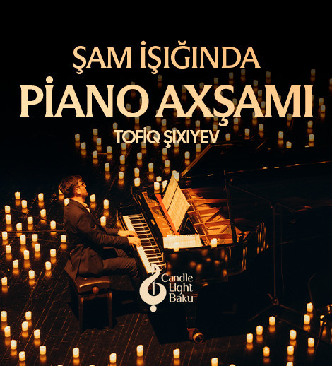 Piano evening. A concert by candlelight. Candlelight Baku