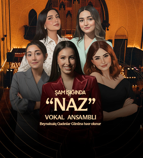 При свечах: вокальный ансамбль «NAZ». Candlelight Baku