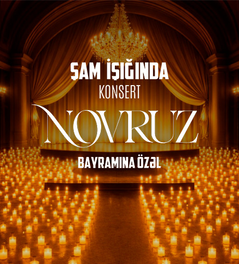 Şam işığında konsert Novruz bayramına özəl