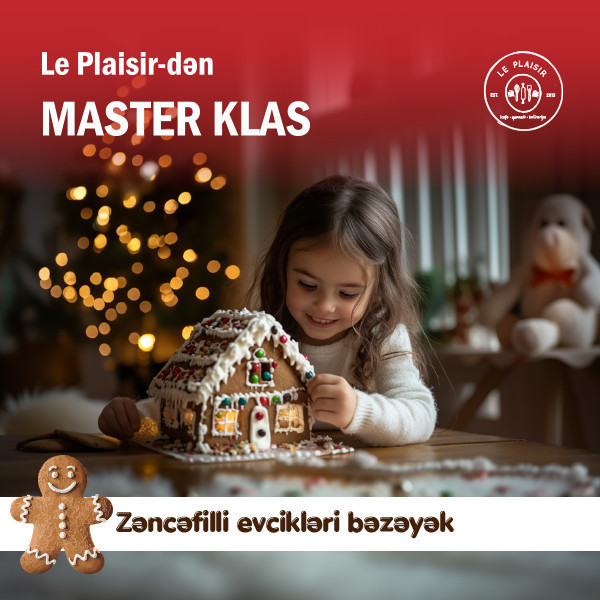 Zəncəfilli evcikləri və kurabiyələri bəzəyək!