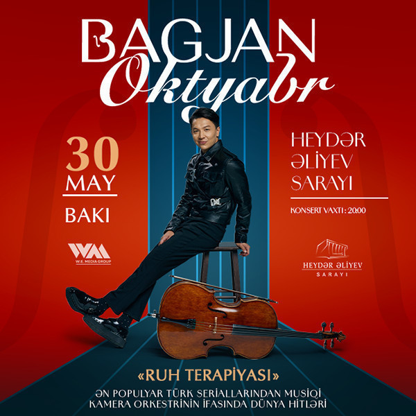 Bagjan Oktyabr "Ruhun Terapiyası" konsert proqramı ilə