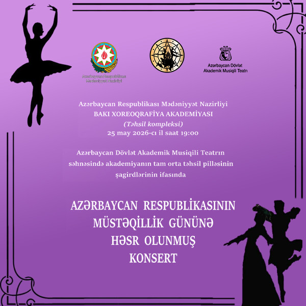 Azərbaycan Respublikasının Müstəqillik Gününə həsr olunmuş konsert