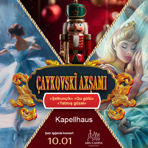 Tchaikovsky's Evening: The Nutcracker, Swan Lake, Sleeping Beauty. Candlelight concert. Ars Caspia Ensemble