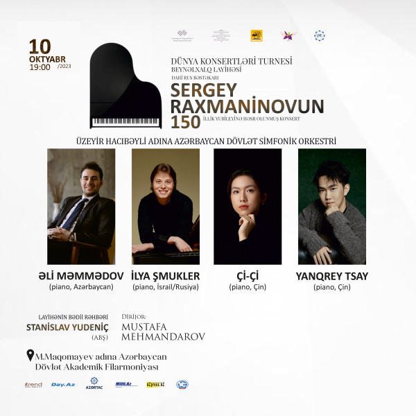 “Dünya konsertləri turnesi” Sergey Raxmaninov – 150 ADSO Dirijor:M.Mehmandarov