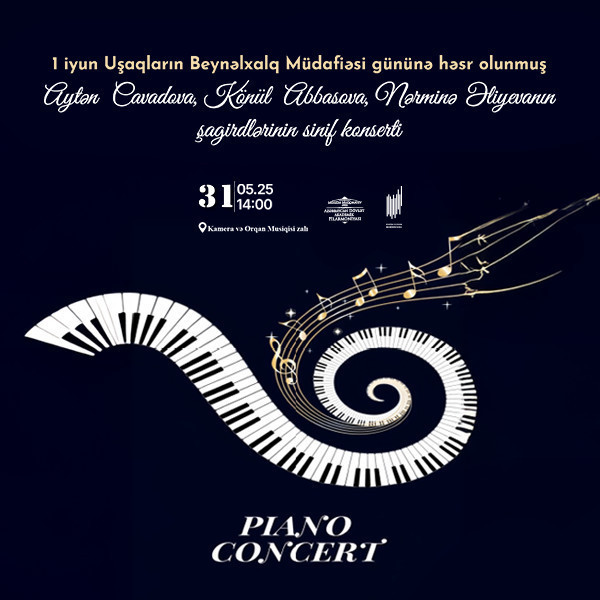 Concert of students of Ayten Javadova, Konul Abbasova and Narmina Aliyeva