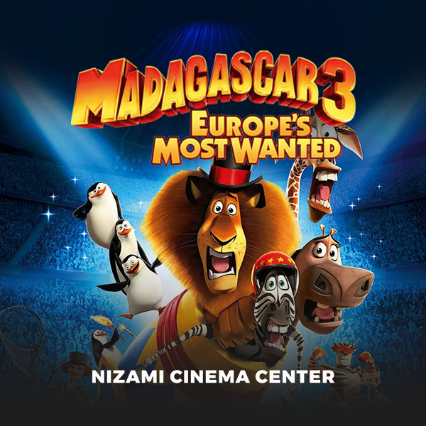 The Screening of the Animated Film "Madagascar 3"