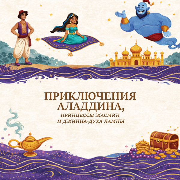 Приключения Алладина,принцессы Жасмин и Джина-духа лампы