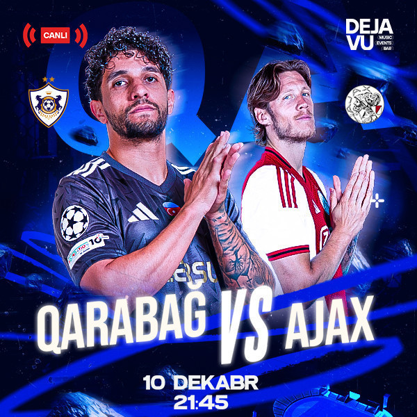 Qarabağ FK – Ajax | Прямая трансляция