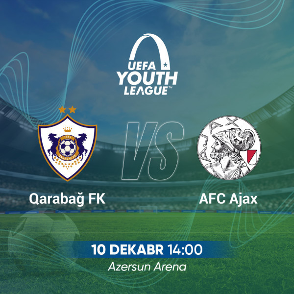 Qarabağ FK - AFC Ajax - UEFA Youth League