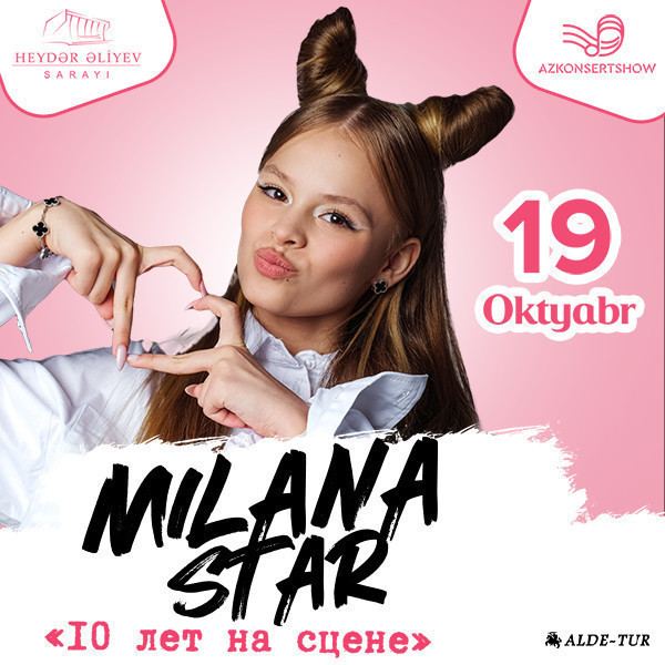 Milana Star - 10 il səhnədə