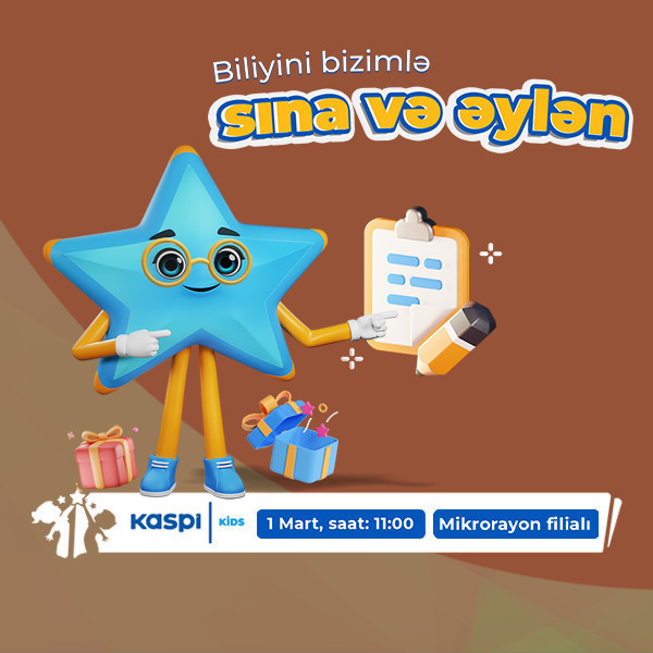 Biliyini Bizimlə Sına və Əylən (Mikrorayon filialı)